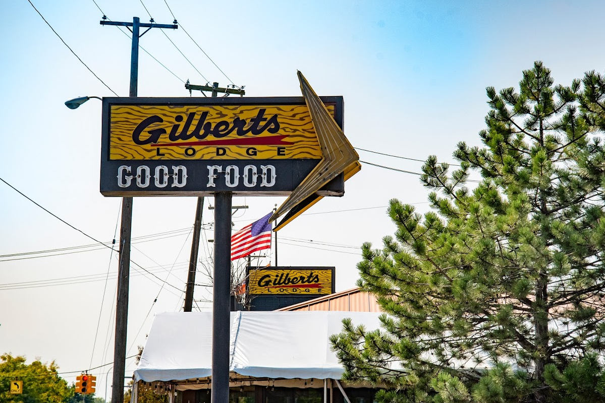 Outdoor, restaurant sign